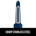 thumbnail image 4 of GORILLA GRIP Vegetable Peeler, Stainless Steel, Includes Blade Cover, Peels Potatoes Apples, Blue, 4 of 10