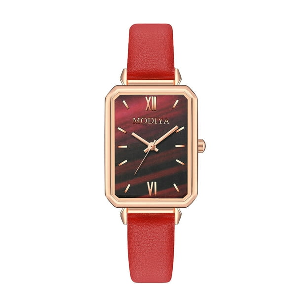 Reloj de cuarzo para mujer, relojes para mujer, reloj exquisito para mujer, reloj con cinturón de moda, reloj con cinturón, reloj para mujer