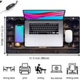 thumbnail image 2 of Gaming Desk Mat Large Mouse Pad, Magical Bookshelf Desk Pad Extended Mouse Mat XXL, Keyboard Pad for Gaming Office Home, Full Desktop Computer Pad Dark Academia Desk Decor for Man 31.5" x 15.75", 2 of 6