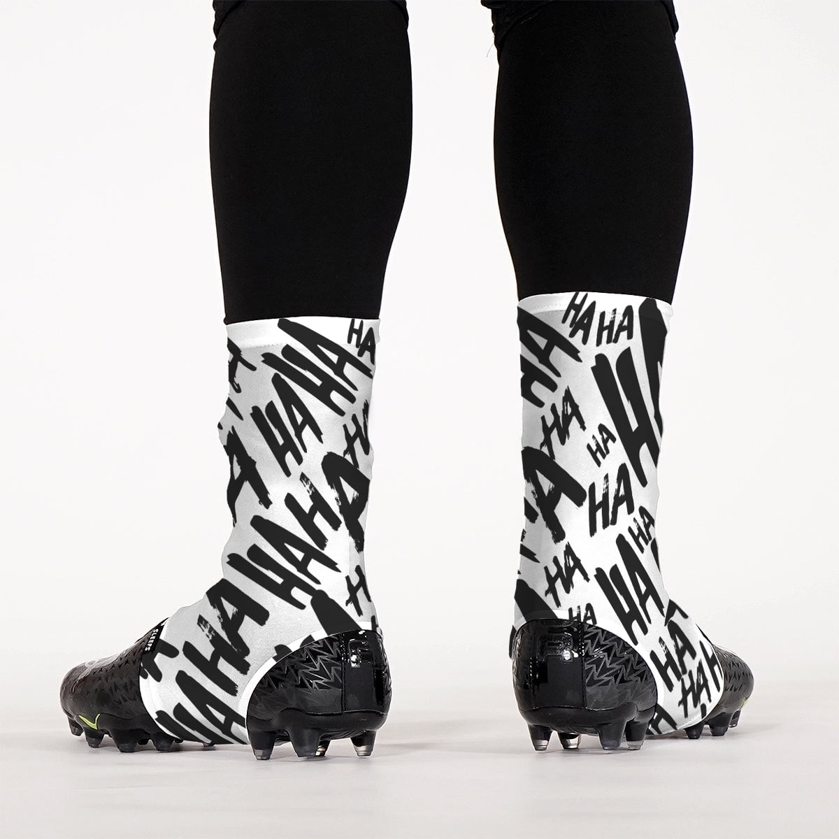 Ha Ha Ha V2 White Spats / Cleat Covers