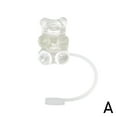 thumbnail image 7 of 10mm Cartoon Bear Silicone Straw for Cup,Bear Silicone Straw Toppers Compatible for 30&40Oz Tumbler,Reusable Dust-Proof Straw Tips Lids Protector for Accessories, 7 of 7