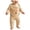 Beige, variant on My First Halloween Baby Girl Outfit Cutest Pumpkin Onesie Long Sleeve Romper Jumpsuit Newborn Girl Fall Winter Clothes (Beige,0-3 Months )