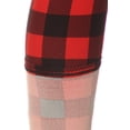 thumbnail image 4 of Womens Regular Size Gingham Red Plaid Design Leggings (One Size), 4 of 4