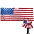 thumbnail image 7 of vlrwzc America Flag Clothinng Wearable American Flag Top USA Flag Outfits Patriotic Cape for 4th of July Independence Day, 7 of 7