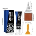 thumbnail image 3 of Weatherproof Flexible Tire Repair Adhesive Rubber Cement Glue Sidewall Tire Repair Kit With Brush For Car Motorcycle Bicycle Durable Strong Bond Easy Application Emergency Road Fix Tool, 3 of 9