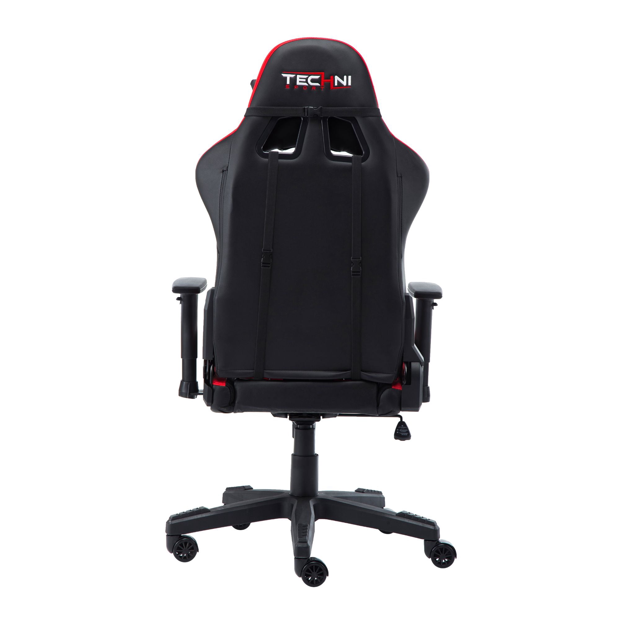 Techni Office Solutions 53" Vibrant Black and Red Unique Techni Sports TS-90 Comfortable Gaming