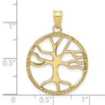 thumbnail image 5 of Auriga Fine Jewelry 10K Yellow Gold Tree of Life in Round Frame Pendant for Women (L -29 mm, W-20 mm), 5 of 6