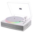 thumbnail image 1 of Tocadiscos todo en uno Record Player LP&No.1 blanco con BT, 1 of 8