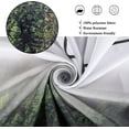 thumbnail image 4 of Misty Forest Shower Curtain, Free Art Font Green Pine Tree Foggy Forest Nature Woodland Country Bathroom Curtains Bathtub Decor Waterproof Fabric Machine Washable with 12 Hooks, 4 of 6