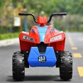 thumbnail image 2 of Costway Enfants Monter sur ATV 4 Roues Suspension à Ressort Quad W / Lumières et Musique Rouge, 2 of 10