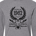 thumbnail image 4 of Inktastic Born in 1962 Limited Edition Long Sleeve T-Shirt, 4 of 5