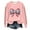 Pink, variant on Towmus Baseball Shirts for Women Baseball Bow Graphic T-Shirt Softball Mom Sweatshirts Game Day Gifts Casual Long Sleeve Pullover Tops