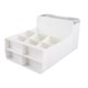 thumbnail image 5 of Organizador De Papelería De Plástico, Caja De Almacenamiento De Escritorio Con Inserto Oblicuo, Múltiples Compartimentos, Resistencia Al Desgaste Con Cajón Para El Hogar, La, 5 of 7
