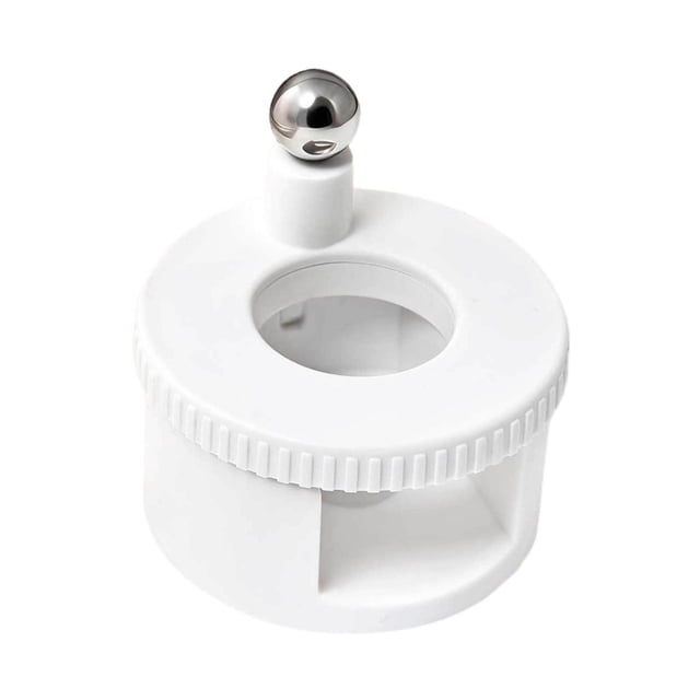Imán giratorio con efecto ojo de gato para decoración de uñas, herramienta magnética giratoria de 360 degree para gel con efecto ojo de gato. Cuenta blanca de 10 mm