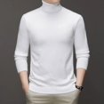 thumbnail image 4 of Pull Homme Chaud et Confortable à Manches Longues Col Roulé Vêtements Homme, 4 of 5