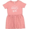 thumbnail image 3 of Inktastic Nanny Girl Granddaughter Girls Toddler Dress, 3 of 5