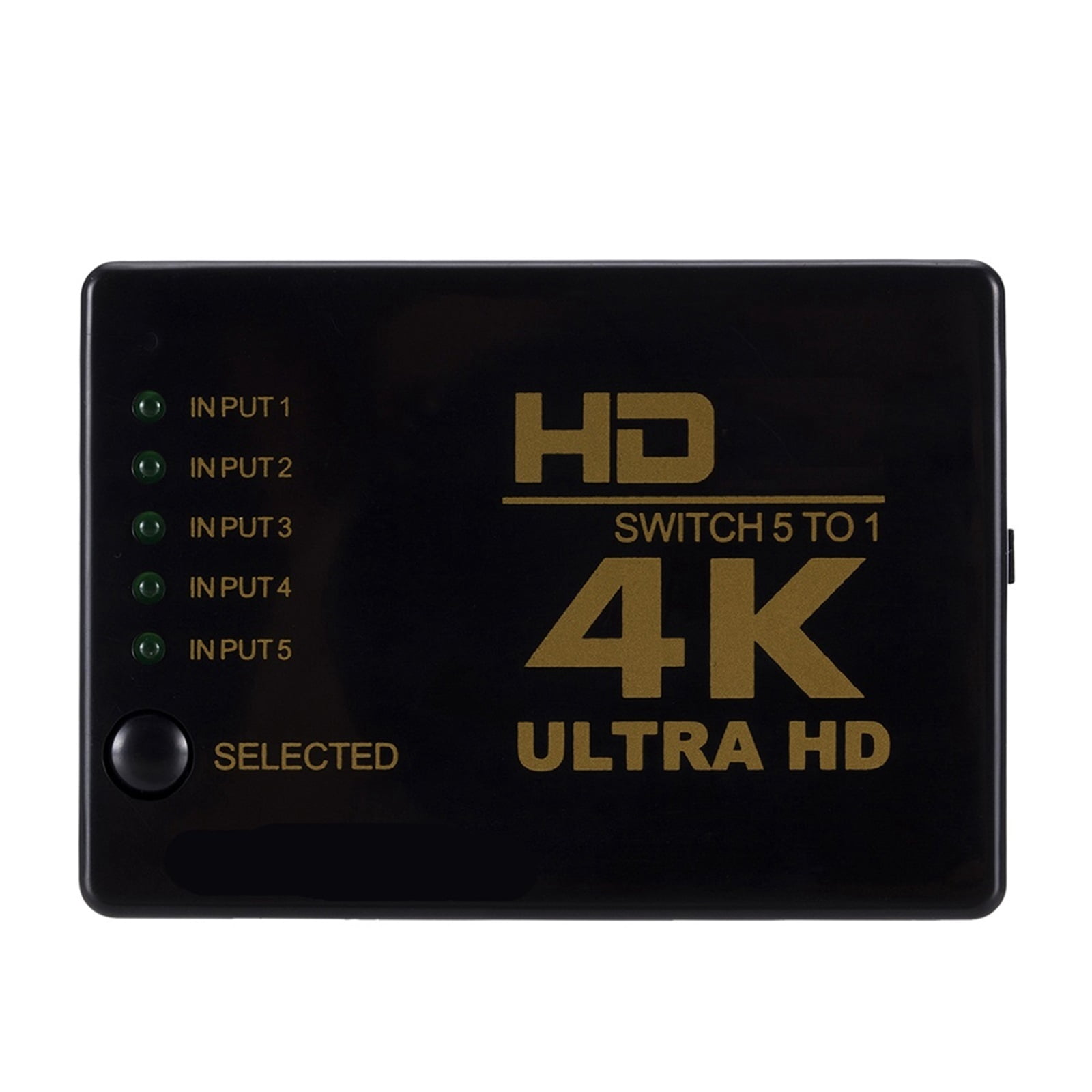 Compatible Switcher 4K HD 1080P 5 Port HD KVM Switch Selector Splitter with Hub IR Remote Controller ,High Image Resolution