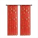thumbnail image 1 of 2 Cortinas Navideñas Transparentes con Estampado de Copos de Nieve para Sala de Estar, 52 Pulgadas W X 83.9 Pulgadas L, 1 of 5