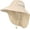 Beige, variant on 1/2 Pack Kids Sun Hat UPF50+ Summer Beach Play Sun Protection Hats with Neck Flap for Ages 4~14 Girls Boys
