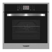 Hamilton Beach 24” 3.0 Cu. ft. Built-in Electric Wall Oven, 2,200 Watts Oven with Rotisserie, 5 Cooking Functions, Stainless Steel