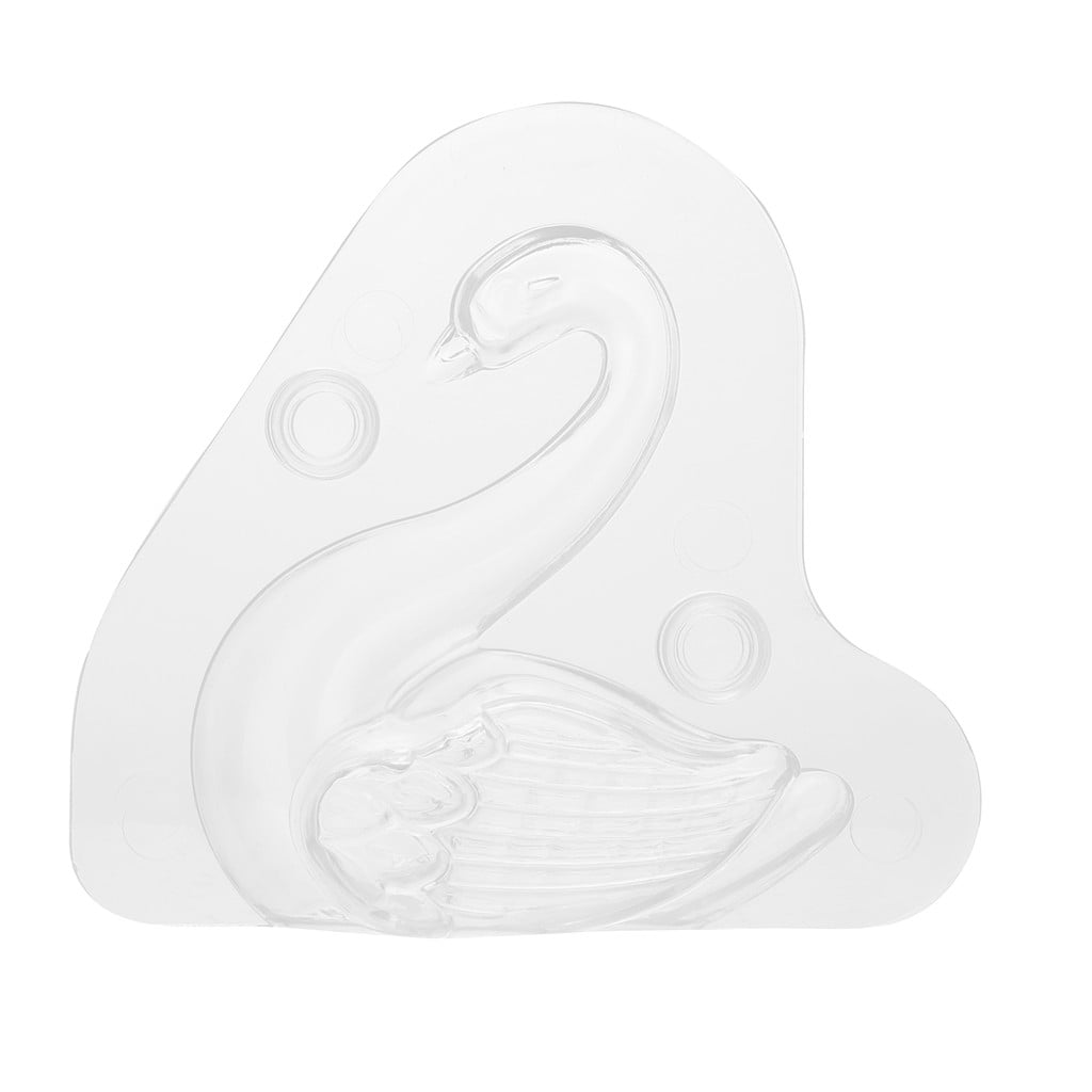 LYCAQL 3D Swan Chocolate Mould Candy Cake Jelly Mold Wedding Decorating