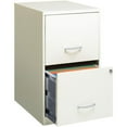 thumbnail image 6 of Scranton & Co 18" 2-Drawer Traditional Metal Filing Cabinet in Pearl White, 6 of 10