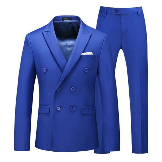 Tenue de Performance pour Hommes Couleur Unie Veste à Boutons Manches Longues Ensemble Pantalon Long