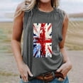 thumbnail image 2 of EINCcm Women American Flag Print Tank Tops USA Stars Stripes Patriotic T Shirt Summer Loose Vest Tees, 2 of 4