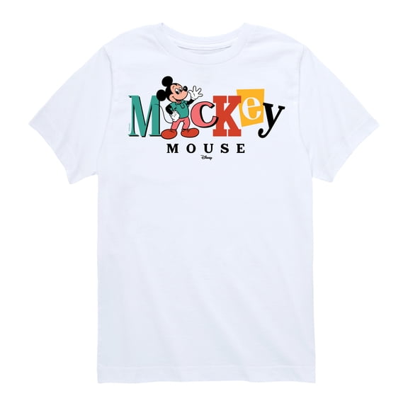 Disney - Mickey - Youth Boys Short Sleeve Graphic T-Shirt