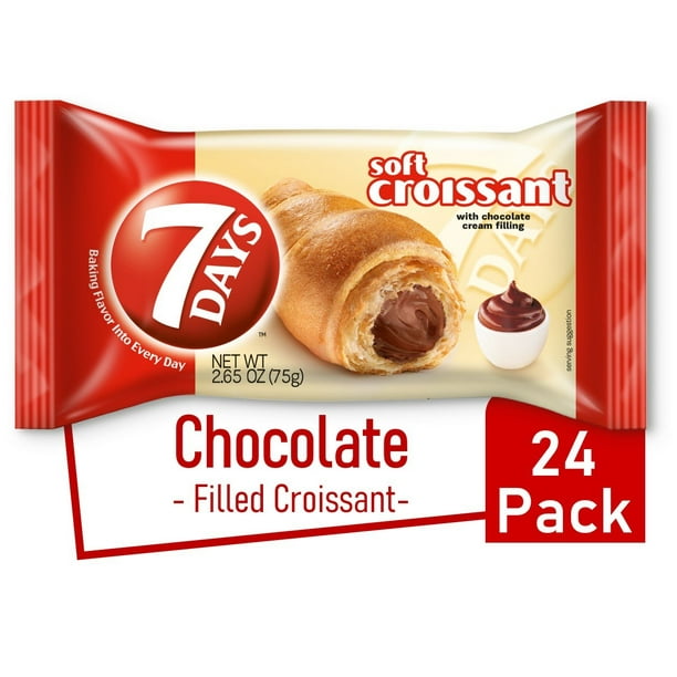 7Days Soft Croissant, Chocolate Croissant, Breakfast Pastry Snacks