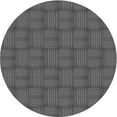 thumbnail image 1 of Ahgly Company Machine Washable Indoor Round Transitional Gray Area Rugs, 3' Round, 1 of 7