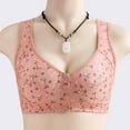 thumbnail image 2 of Tumotour Front Open Bras For Women Full Coverage Wirefree Bra Button Closeure Bra For Mom Gift Nursing Underwear Bra Push Up Wire Free Bras Without Steel Ring Comfy Soft Cotton Daily Underwear, 2 of 3