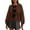 Brown, variant on Cardigan Sweaters for Women Fall Bow Tie Front Long Sleeve Knit Sweater Tops Cute Going Out Outfits