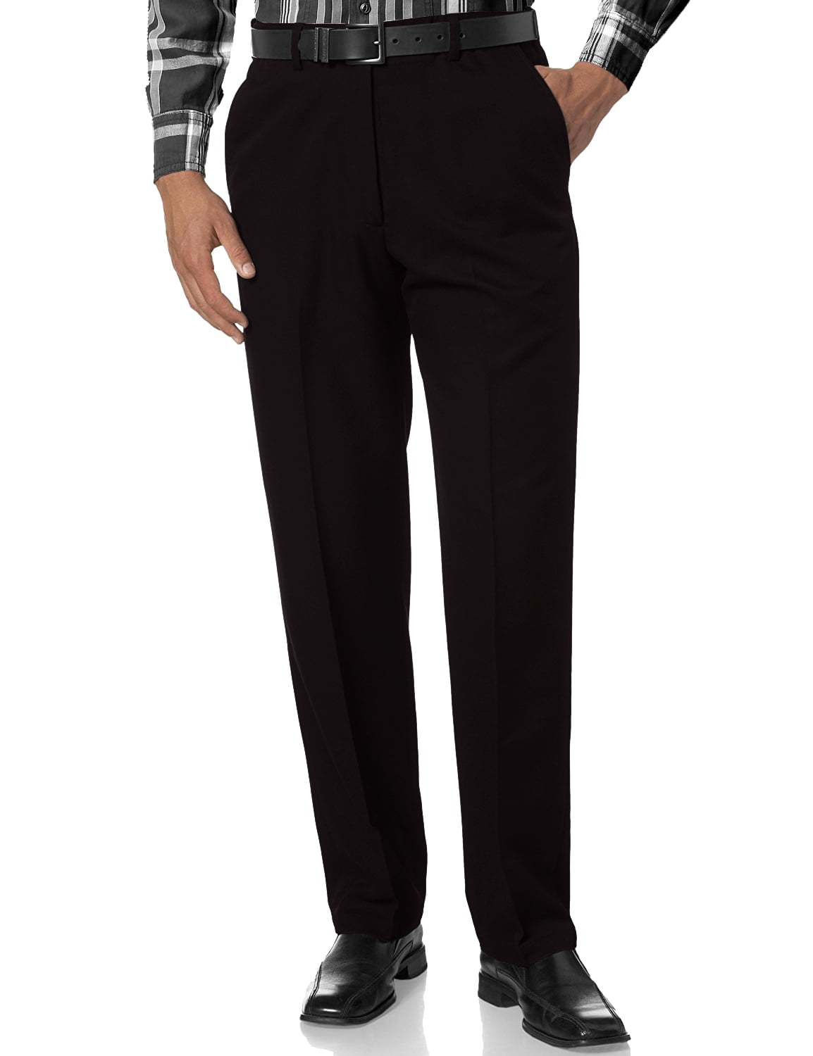 Matchstick Men's Straight Fit WrinkleResistant Business Dress Pants