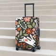 thumbnail image 2 of Lsque Rabbits on Floral Printed Luggage Cover, Travel Luggage Protector,Scratch and Dirt Resistant, Fits 18-32 Inch Luggage - Large, 2 of 9