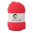 thumbnail image 1 of Fiudx Hilo Colorido para Tejer a Mano, Suave Algodón de Leche, Brillante y Lustroso, Fácil de Usar, Perfecto para Crochet, Manualidades, Bolsos, Sombreros, Bufandas, Rollo de 25 G, 65 M de Largo., 1 of 1
