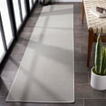 thumbnail image 3 of SAFAVIEH Martha Stewart Hampton Solid Indoor/Outdoor Runner Rug, Grey, 2' x 9', 3 of 9