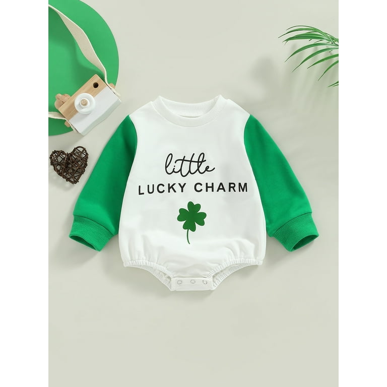 St patrick's day onesie boy new arrivals