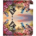 thumbnail image 2 of Birdhouses Bird with Spring Flowers Magnetic Mailbox Cover MailWraps Garden Yard Home Decor for Outside Oversized-25.4" x20.8"\u2026, 2 of 6