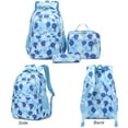 thumbnail image 6 of AoDai Daisy student schoolbag set, including lunch bag, easy to clean and wipe, large capacity backpack, suitable for teenagers, 6 of 6