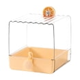 thumbnail image 3 of Parrot Bathing Basin Bird Bowl Multi-Purpose Splash-Proof Cockatiel Cage Accessories, 3 of 6