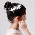 thumbnail image 4 of Peigne Pince à Cheveux de Mariée Floral en Perles Cristal Accessoires pour Cheveux de Mariée, 4 of 5