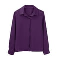 thumbnail image 6 of Silk Button Down Shirts,Work Dressy Casual Tops Long Sleeve Business Shirt Womens Tops Dressy Satin Blouses For Women Blouses For Women Dressy Casual Silky Shirts For Women, 6 of 9