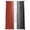 Red, variant on Blue Brown Ombre Sheer Curtains 63 Inch Length 2 Panels Set, Vintage Country Wooden Voile Window Treatment Rod Pocket Curtains Sheers Drapes for Bedroom/Living Room/Kitchen 52x"63"x2