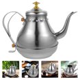 thumbnail image 4 of Miangastore Silver Teapot 1Pcs 9.82X4.72X4.72In, 4 of 9