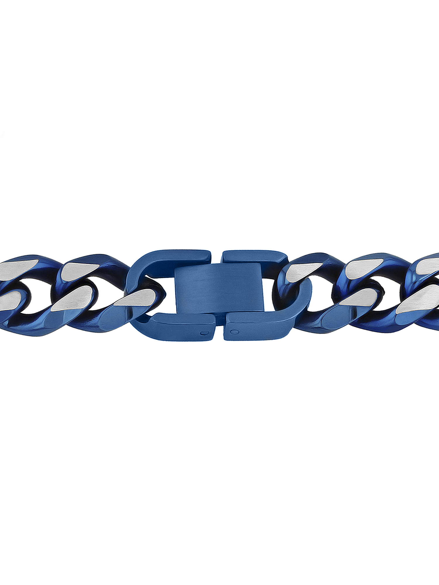 Brilliance Fine Jewelry Men's Two-Tone Stainless Steel Curb Chain Necklace photo 3