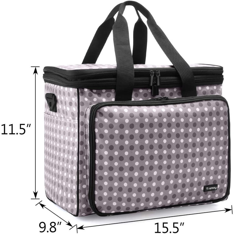 GCP Products Knitting Bag, Yarn Tote Organizer With Cover And