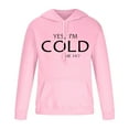 thumbnail image 3 of FRSASU Men's Letter Graphic Print Lightweight Hoodies Long Sleeve Drawstring Pullover Sweatshirts with Pockets Pink, 3 of 5