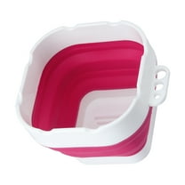 HEATSHAKING 1Set Foldable Painting Cup for Kids Decorative Painters Red Brush Cleaning and Tool Holding 12.5x10x8in