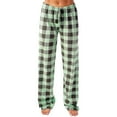 thumbnail image 3 of womens pajamas Pants Christmas Checkered Stretch Casual Loose Comfy Pants Sleep Bottom Mint Green 2XL, 3 of 8